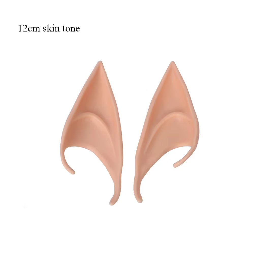Mysterious Angel Elf Ears Latex Ears for Fairy Cosplay Costume Accessories Halloween Decoration Photo Props Adult Kids Toys