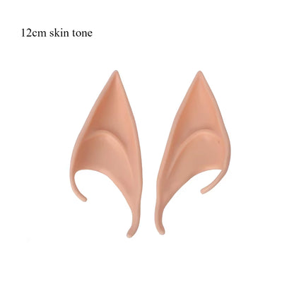 Mysterious Angel Elf Ears Latex Ears for Fairy Cosplay Costume Accessories Halloween Decoration Photo Props Adult Kids Toys