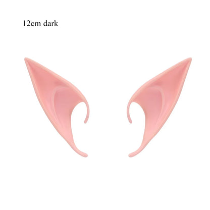 Mysterious Angel Elf Ears Latex Ears for Fairy Cosplay Costume Accessories Halloween Decoration Photo Props Adult Kids Toys